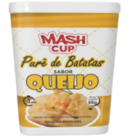 Mash Cup sabor Queijo com purê de batata cremoso e sabor irresistível de queijo