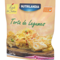 Pacote de 1 kg de pré-misto para torta de legumes Nutrilândia Alimentos